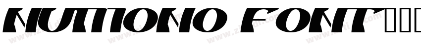 NuMono Font字体转换